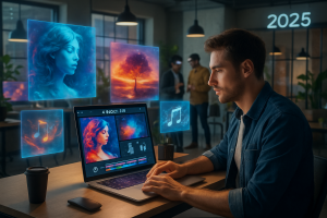 Intelligence artificielle générative : comment l’IA révolutionne la création de contenu en 2025